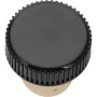 Westmark 482020E4 Lot de 12 bouchons pour bouteilles de vin, spiritueux, huile ou vinaigre, liège naturel/plastique, marron clai