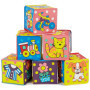 BIECO Cube Bebe Set | Pack de 6 | Cube a Empiler Bebe | Cube Dactivité Bebe | Jeux Bebe Cube Eveil Bébé Jeu Montessori Bebe Jeux