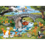 Ravensburger - Puzzle Enfant - Puzzle 100 pièces XXL - La Famille d'animal Friends - Disney - À partir de 6 Ans - Puzzle de qual