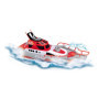 Dickie Toys Toys-201107000 Bateau de Pompiers Radio-commandé 2 canaux 27 MHz, Charge par USB, Vitesse de Pointe 6 km/h, pour Enf