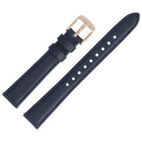 FOSSIL Bracelet de Montre 14mm Cuir Bleu ES-3843 | LB-ES3843