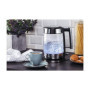 Russell Hobbs Bouilloire Electrique en verre [Elegante & puissante] Elegance (1,7L, 2200 W, Ecoulement parfait, Eclairage LED, F