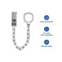 Maximex Chaîne poignée de porte verrouillable, Argent mat