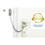 Maximex Chaîne poignée de porte verrouillable, Argent mat
