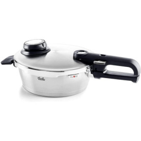 Fissler Vitavit Premium Poêle-Autocuiseur (1,8 l, Ø 18 cm) Marmite à Pression en Acier Inoxydable, 4 Niveaux de Cuisson, avec Pa