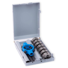 PROFI filière set 8 pièces, M3-M12, HSS, mit filièrehalter, GSR