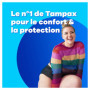 Tampax Compak Pearl, Super, 18 Tampons Avec Applicateur, Flux Moyens à Abondants, Triple Confort avec Applicateur doux, MotionFi