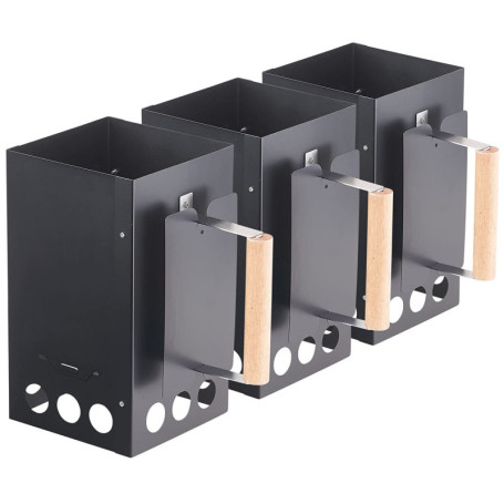 infactory 3 cheminées d’allumage pour Barbecue