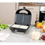 Appareil à croque-monsieur 800 W avec fonctions gaufrier et grill de table [Rosenstein & Söhne]