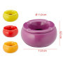 Lot de 4 cendriers tempête, diamètre : 11,5 cm, en 4 couleurs, pour jardin et balcon