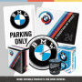 Nostalgic-Art Plaque rétro, 15 x 20 cm, Official License Product (OLP), BMW – Garage – Idée de Cadeau pour Fans de BMW, en métal