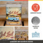 Nostalgic-Art Boîte à thé rétro, Bulli T1 – Let's Get Lost – Idée de cadeau pour le bus VW, pour thé en vrac et en sachets, Desi