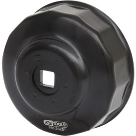 KS TOOLS 150.9325 Clé pour filtre à huile 3/8", cuvette 76