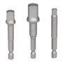 KS Tools - 514.1105 - Jeu de 3 adaptateurs porte-douilles - 6 pans - 1/4" - 3/8" - 1/2"