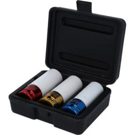 KS Tools - 515.1005 - Jeu de 3 douilles à chocs - 17-19-21 mm - douilles pour jantes aluminium