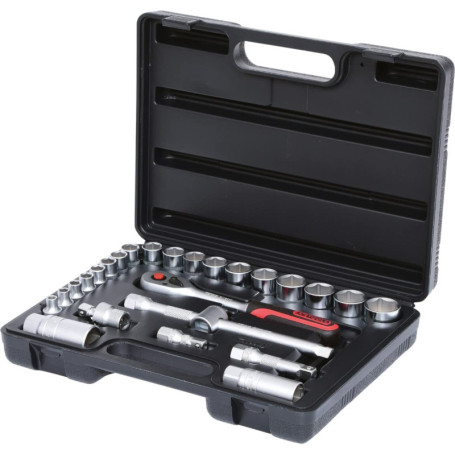 KS Tools 911.0626 Coffret de douilles F6 3/8'' - CHROMEmat - 26 pcs