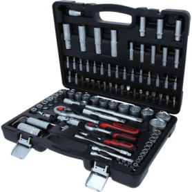 KS Tools 911.0694 Coffret de douilles F6 1/4''-1/2'' CHROMEmat 94 pièces