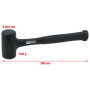 KS TOOLS 140.5258 Marteau sans rebond - tete Ø65mm- 1540g - enrobé en matière polyurethane Couleur