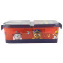 PAW PATROL Boîte à Lunch pour Enfants avec 3 Compartiments - Boîte à Repas en Plastique avec Fermeture à Clip - pour Maternelle,