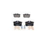 Bosch BP617 Plaquettes de frein - Essieu arrière - certifiées ECE-R90 - 1 jeu de 4 plaquettes, noir