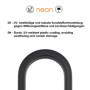 Nean Antivol en U pour vélo, quatre pans, support, 2 clés, extra massif, 16 x 16 mm, 167 x 330 x 40 mm