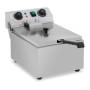 Royal Catering Friteuse Électrique De Restaurant Simple Avec Robinet Minuterie Professionnelle RCTF 10EB (10 L d'huile, Zone Fro