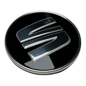 Seat 5F0601171CBX Enjoliveur (1 pièce) Enjoliveur de moyeu Noir/argenté