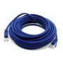 1aTTack.de Câble Réseau Cat6 Cat 6-5X 1m - RJ45 Ethernet LAN DSL Routeur Modem - Bleu