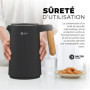 BALTER Bouilloire électrique, en acier inoxydable avec réglage de température, 45 °C - 100 °C, double paroi, sans BPA, garde la 