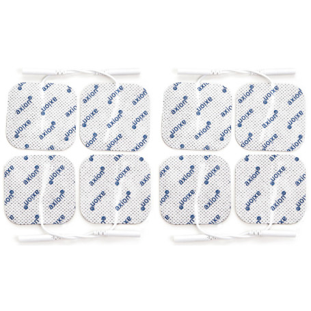 axion 8 électrodes compatibles avec électrostimulateurs CEFAR COMPEX WIRE | électrostimulation TENS et EMS