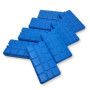 Toci Ensemble de 8 Accumulateurs de froid minces de 200 ml chacun | 8 éléments de refroidissement bleus pour sac isotherme ou gl