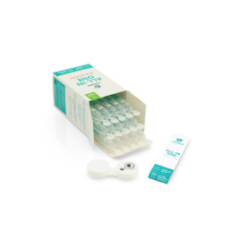 Solution combinée solutions multifonctions 15 x 10 ml monodoses ampoules + récipient, 150 ml idéal pour voyage