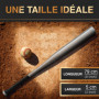 Heldenwerk Batte de Baseball en Bois ou Aluminium - 31 Pouce avec Poignée antidérapante - pour Adulte et Enfant