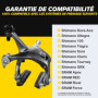 Vélo Route Patin de Frein 2 Paire 50mm I pour Shimano, SRAM, Cane Creek, TRP etc I Haute Performance I Durable & Ajustement Parf