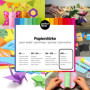 perfect ideaz 50 Feuilles Carton Photo DIN-A4, papel de Bricolage, 10 Coloris Pastel