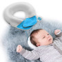 Medibino Kluba Medical | Coussin Protecteur pour bébé, prévient la déformation cranienne | équipement de lit | Blanc/Gris