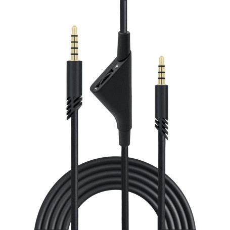 Mcbazel Cable Casque Astro A40 Remplacement du Câble Audio Auxiliaire avec Contrôle du Volume pour le Casque de Jeu Astro A10/A3