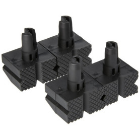 Silverline 548885 Lot de 4 butées d'établi