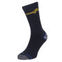 Goodyear Vêtements de travail homme GYSCK004 Chaussettes de travail robustes à talon rembourré et à bout contrasté, Noir, Taille