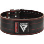 RDX Ceinture de Musculation Powerlifting, IPL USPA Approuvé, 6MM Épais 100% Cuir, 4” Réglable Support Lombaire, D'haltérophilie 