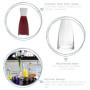 Bormioli Rocco Ypsilon Carafe Décanteur 550ml - Lot de 6
