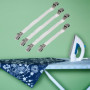 4X Clips pour Housse de Planche à Repasser - Attaches élastiques pour Le Linge à la Maison - par TRIXES