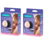 Lansinoh I Lot de 16 coussinets d'allaitement lavables Rose et Noir