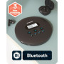 Lecteur CD Portable Bluetooth | Batterie Rechargeable d'une Durée de 12 Heures | Lecteur CD Enfant | AUX Compatible pour Voiture