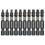 10 x SabreCut SCTKA10 50 mm T10 T15 T20 T27 T30 T40 Jeu d'embouts de tournevis à percussion Torx à une extrémité 10 15 20 27 30 