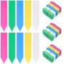 BELLE VOUS Lot de 500 Etiquette Potager en Plastique Multicolore - 10 x 2 cm - Pancarte Jardin Potager/Etiquette Jardin Imperméa