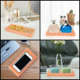 Belle Vous Plateau Bijoux Rose - 19,7 x 10 x 2 cm - Mini Plateau en Résine pour Salle de Bains, Cuisine et Coiffeuse - Porte-Par