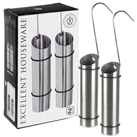 Excellent Houseware Humidificateur 2pcs Inox Argent Ultrason Salle de Séjour