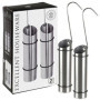 Excellent Houseware Humidificateur 2pcs Inox Argent Ultrason Salle de Séjour