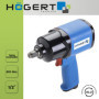 Högert Technik Clé à Chocs pneumatique 1/2", 610Nm, Marteau jumeau